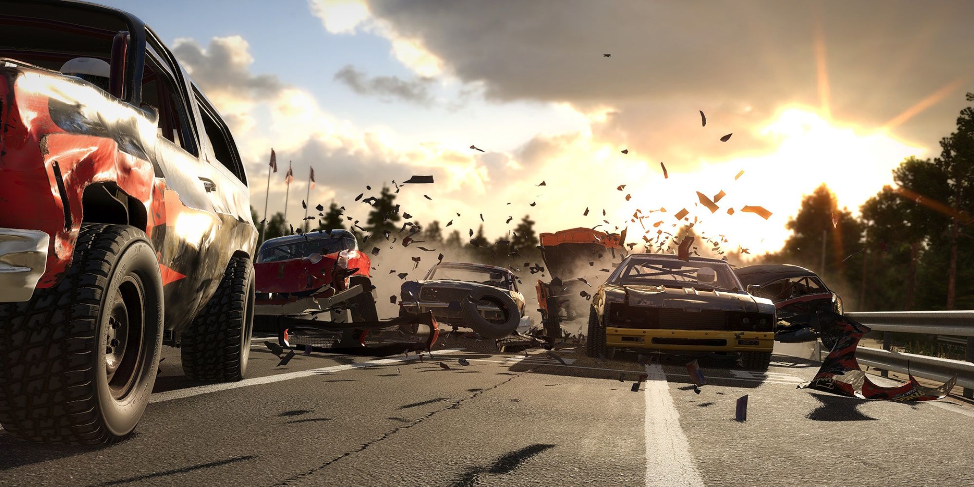 Wreckfest gameplay from Steam