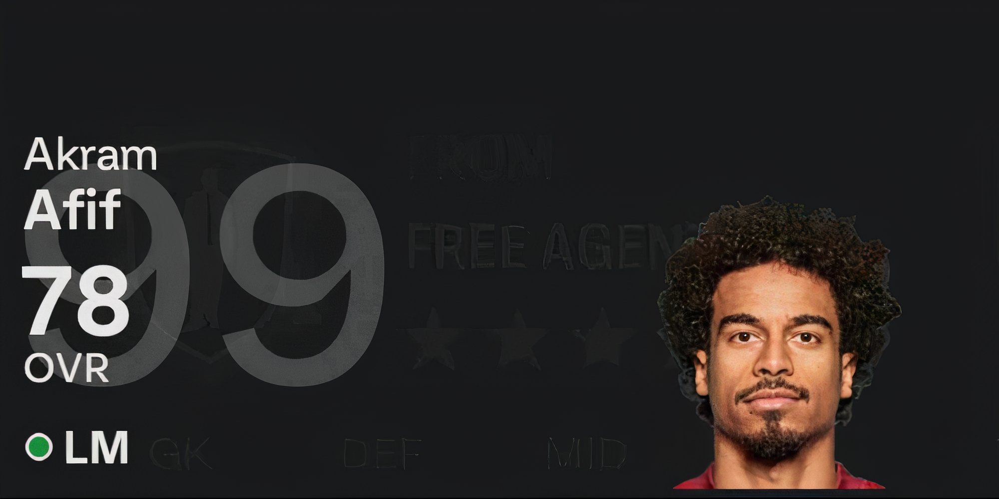 Akram Afif FC25 Free Agent