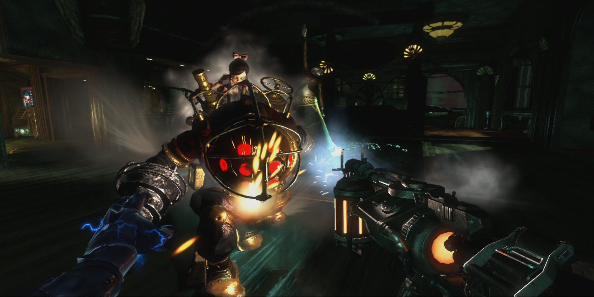 Bioshock 2 gameplay from Steam