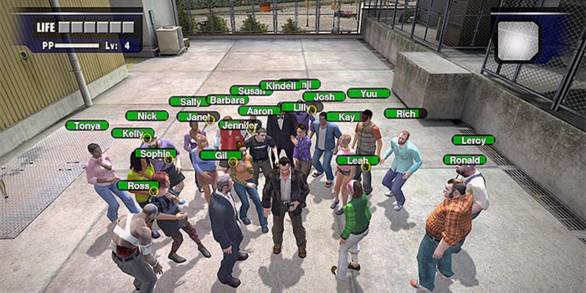 The survivors in Dead Rising