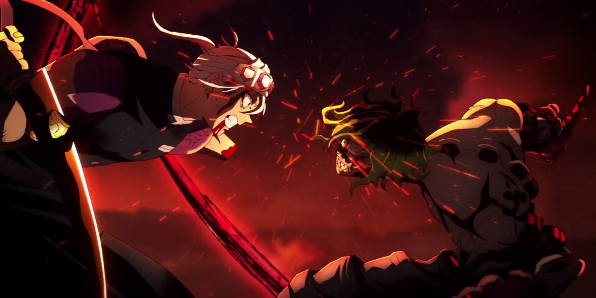 Demon Slayer_Tengen fighting Gyutaro