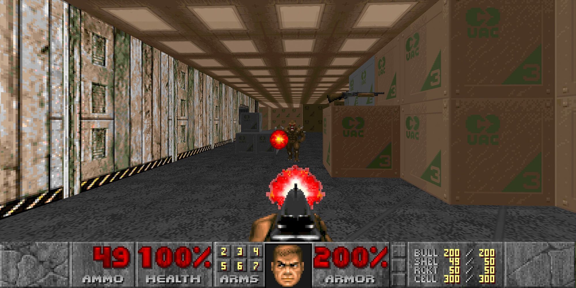 Doom 1 gameplay from Steam