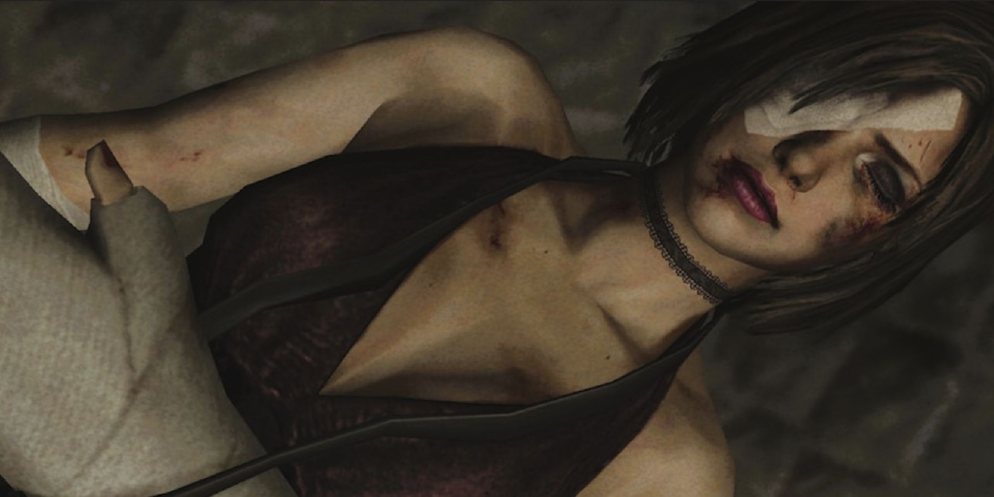 Eileen Galvin unconscious and injured in Silent Hill 4