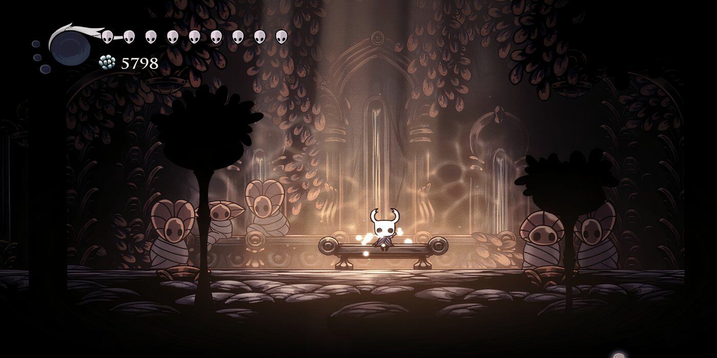 A gameplay image of Hollow Knight's "Godseeker+" mod made by Clazex