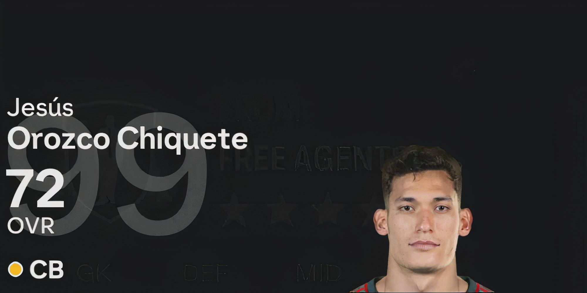 Orozco Chiquete FC25 Free Agent