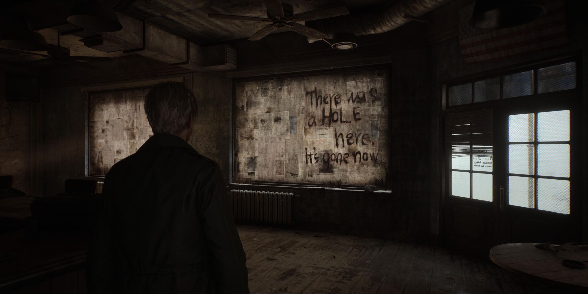 Silent Hill 2 Remake "There was a hole here it's gone now" Message