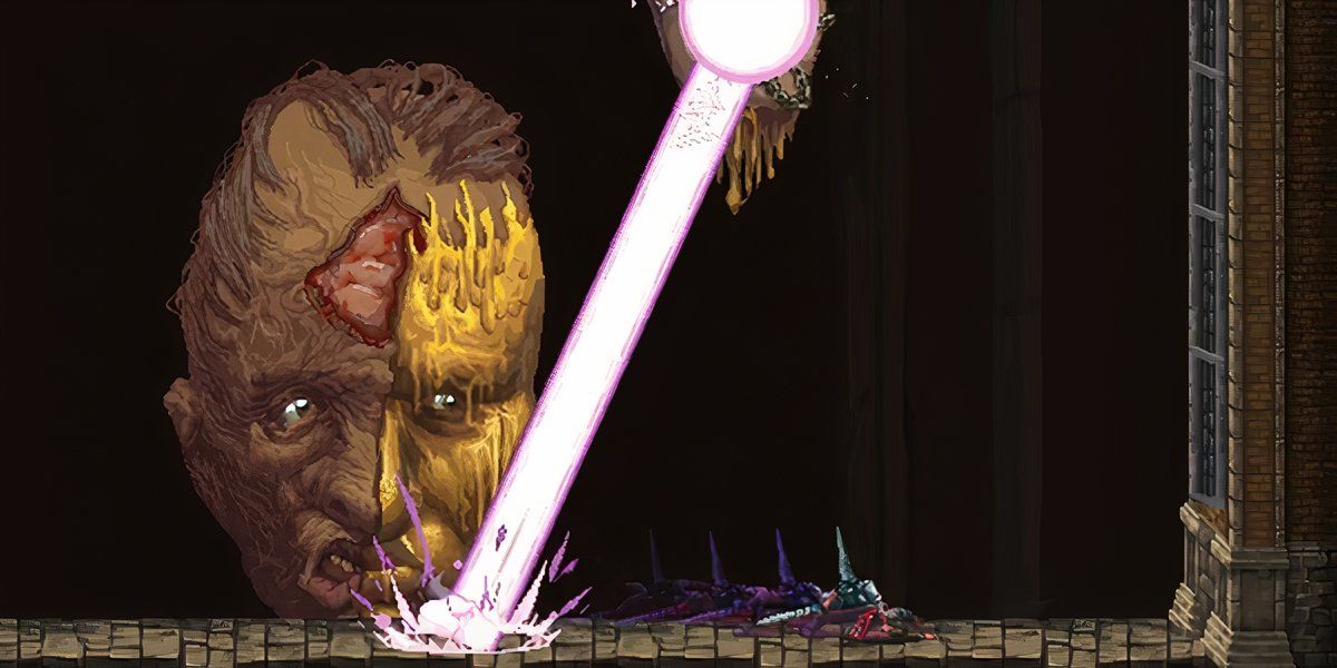 Blasphemous patchwork boss battle