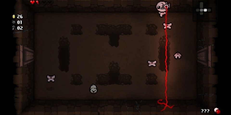 Using Technology weapon in Binding of Isaac Rebirth