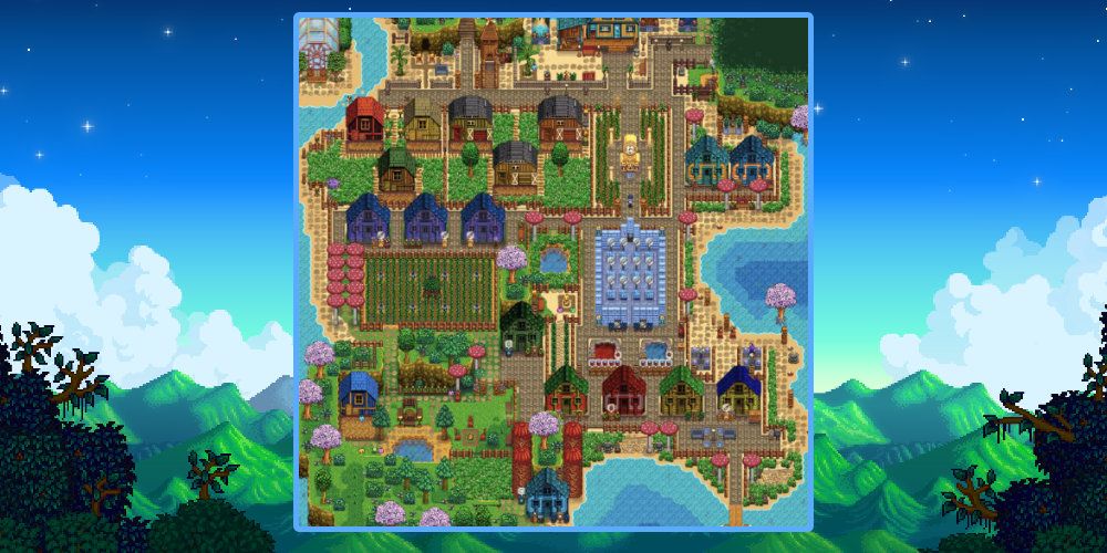 The Beach Farm in Stardew Valley.