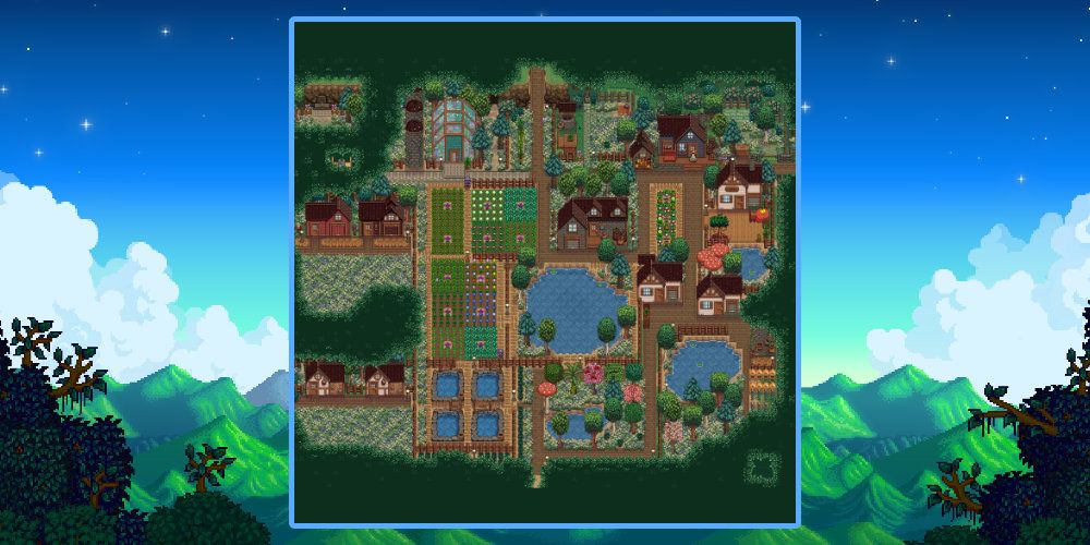 The Forest Farm in Stardew Valley.