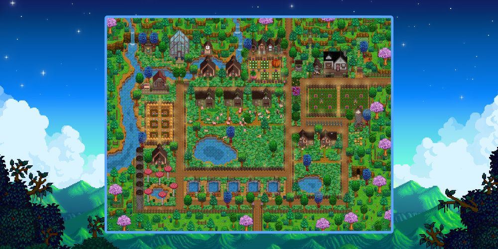 The Meadowlands Farm in Stardew Valley.