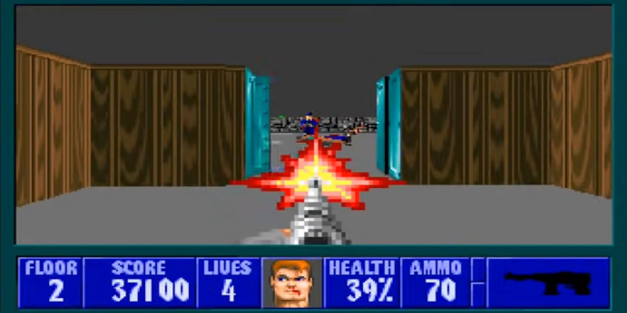 Wolfenstein 3D gameplay from YouTube