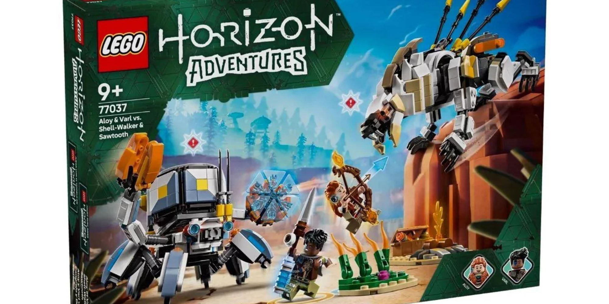 LEGO Horizon Adventures Shell-Walker & Sawtooth Set Available For ...