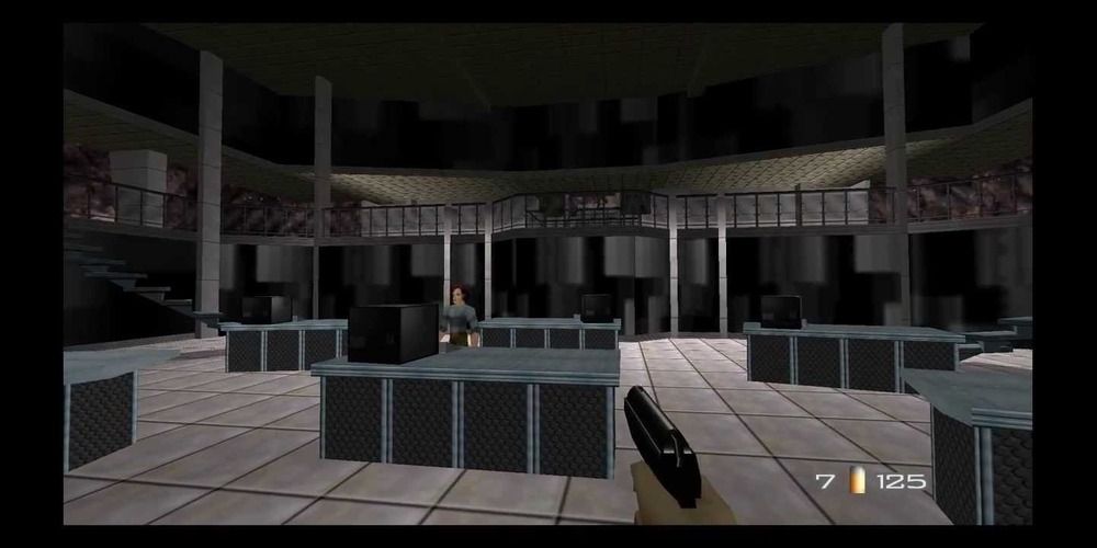 Goldeneye 007 control level