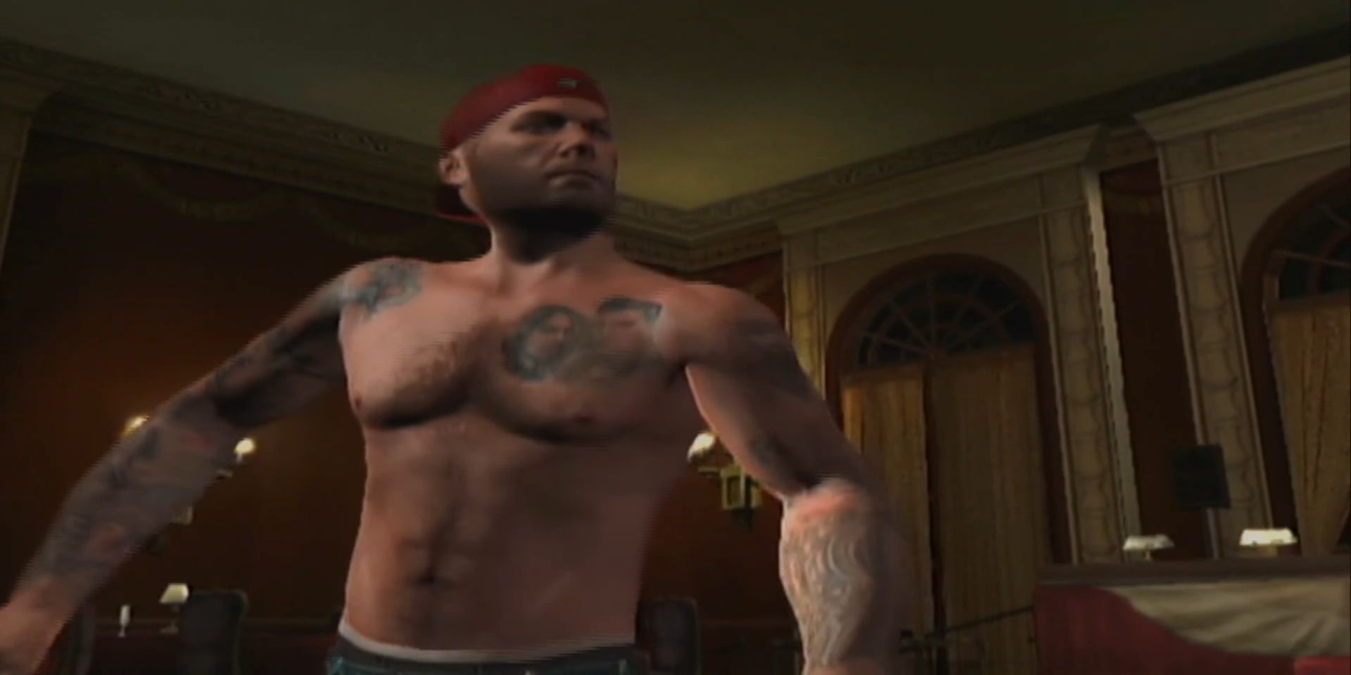 Fred Durst in the Fight Club video game