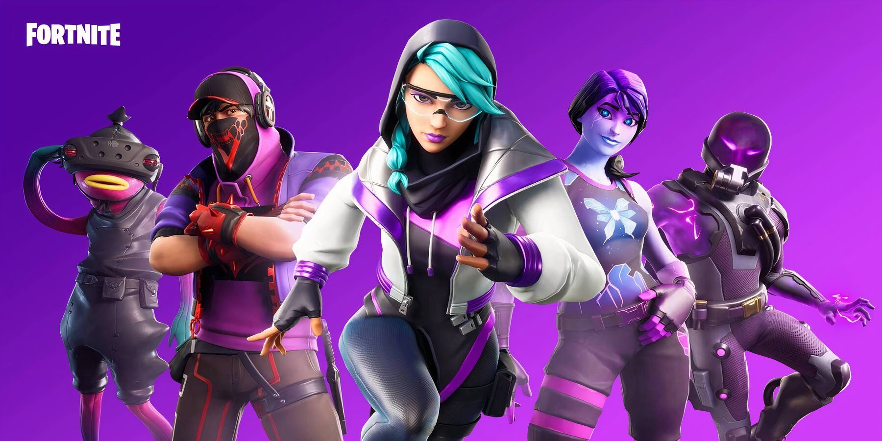 Fortnite Official Poster 5 Characters Playable In Game