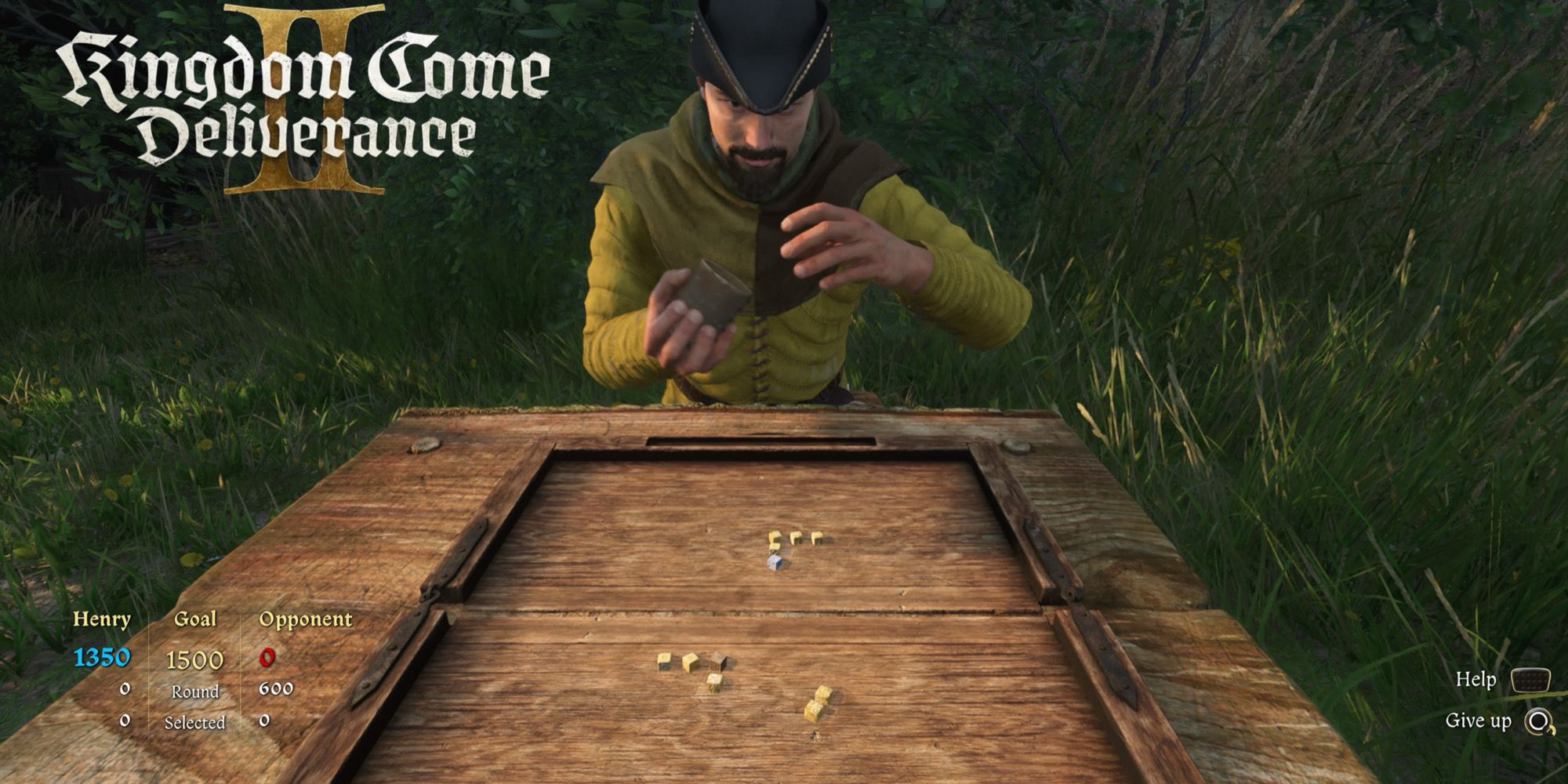 Kingdom Come Deliverance II playing dice 