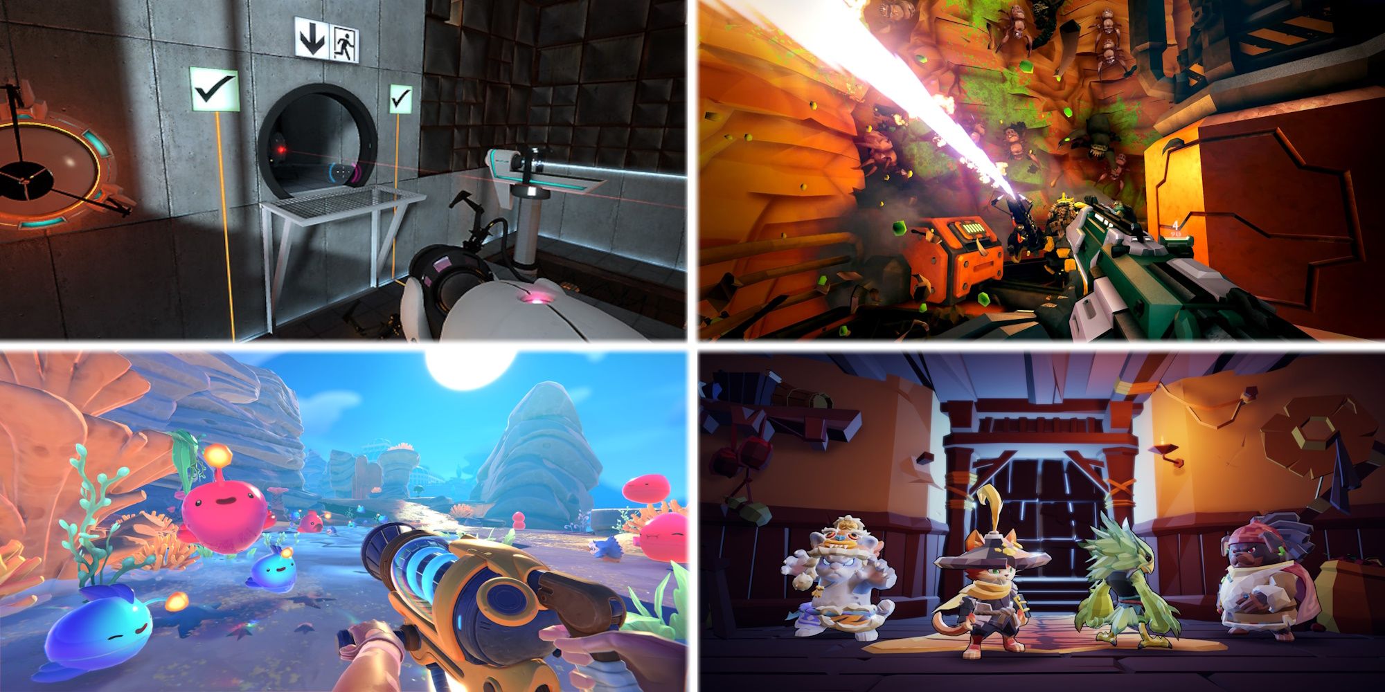 portal, DRG, Slime Rancher, Gunfire Reborn