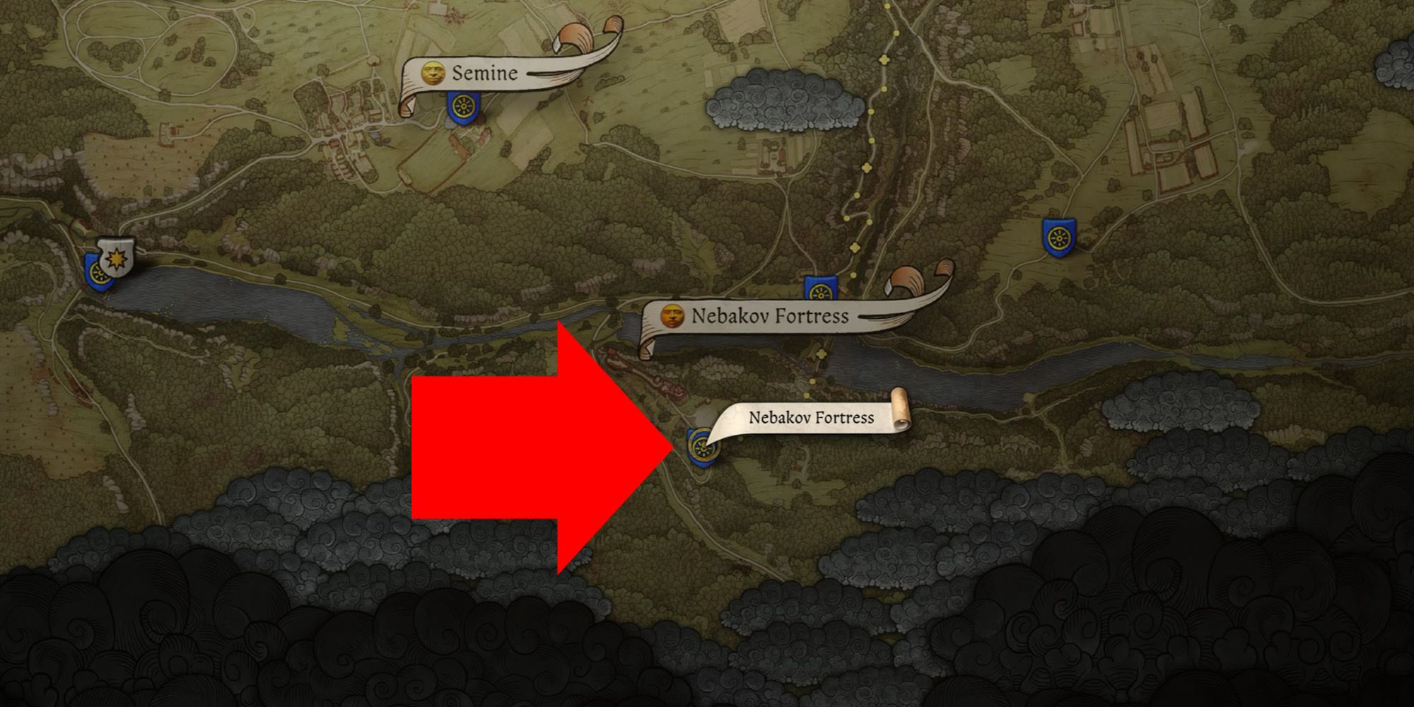 kcd2 nebakov fortress map location