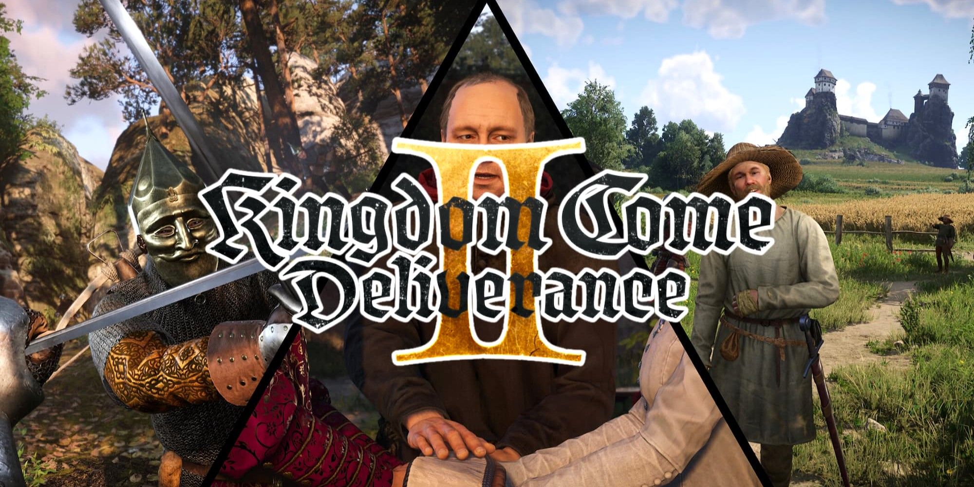 Kingdom Come Deliverance 2 Logo on Screenshots from Game