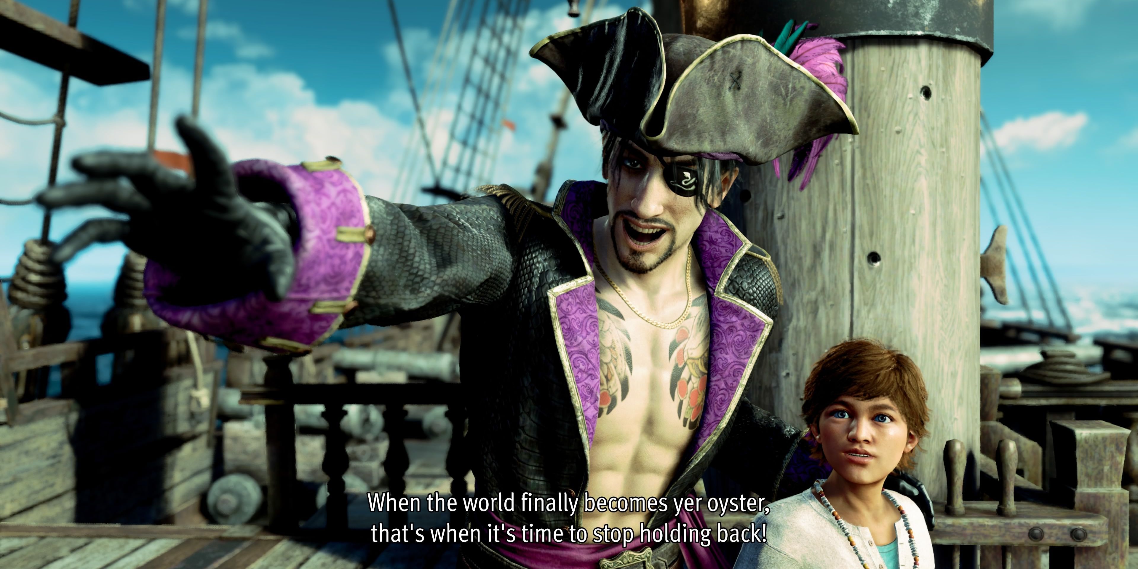 like a dragon pirate yakuza majima and noah