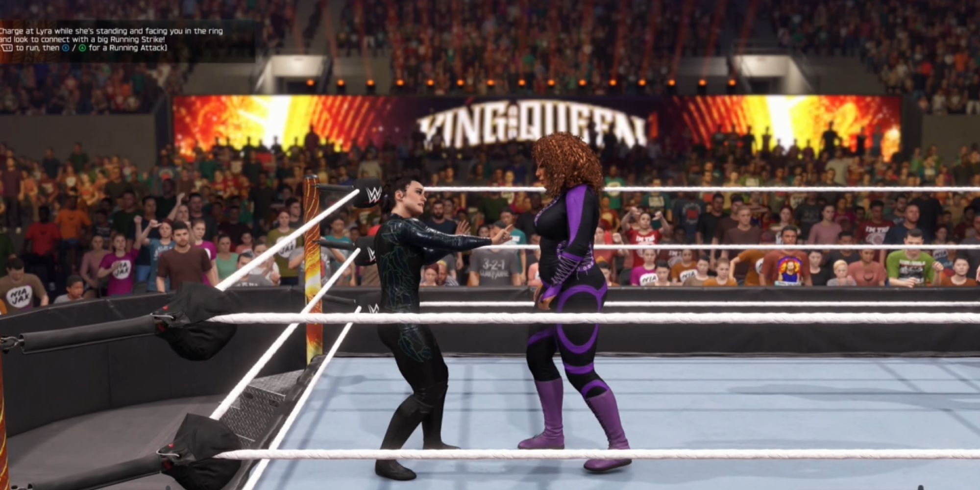 Lyra vs Nia WWE 2K25