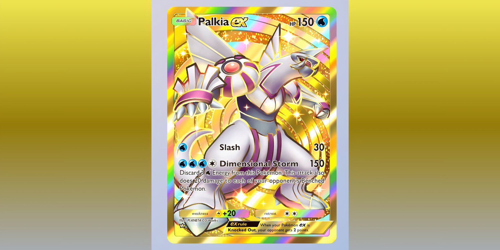 Palkia EX Card
