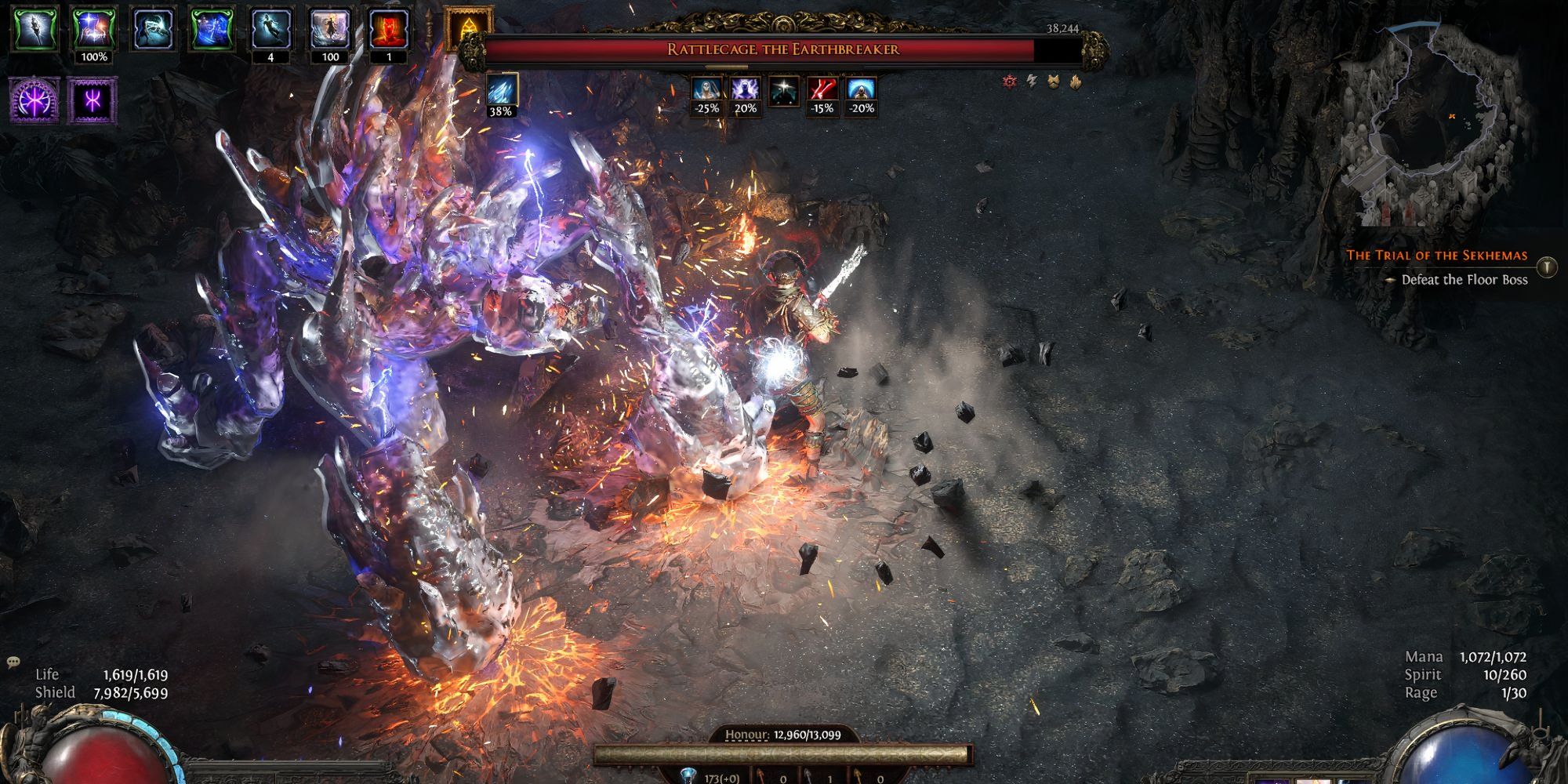 Path of Exile II Act 2 Rattlecage