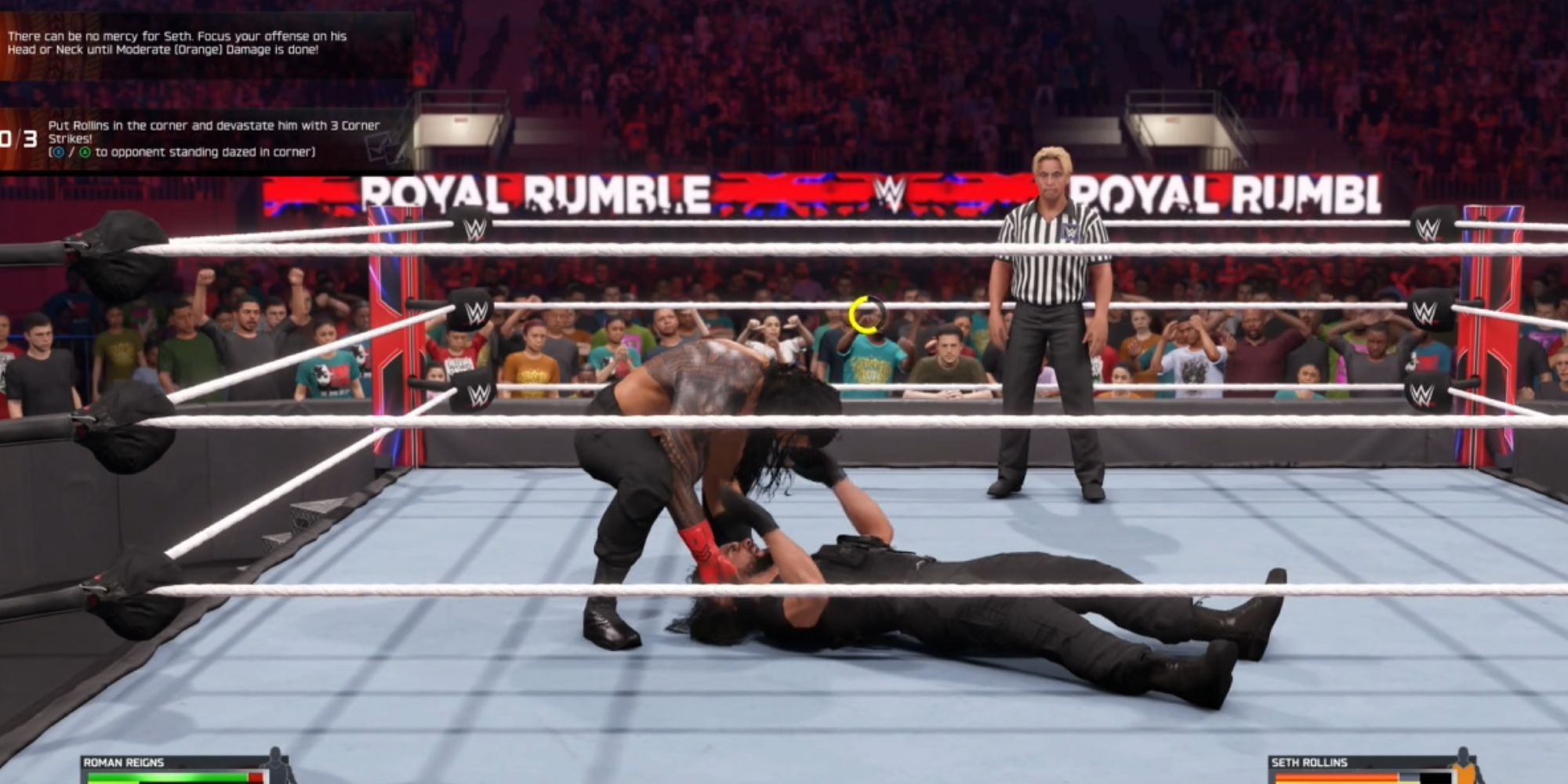 Roman vs Seth WWE 2K25