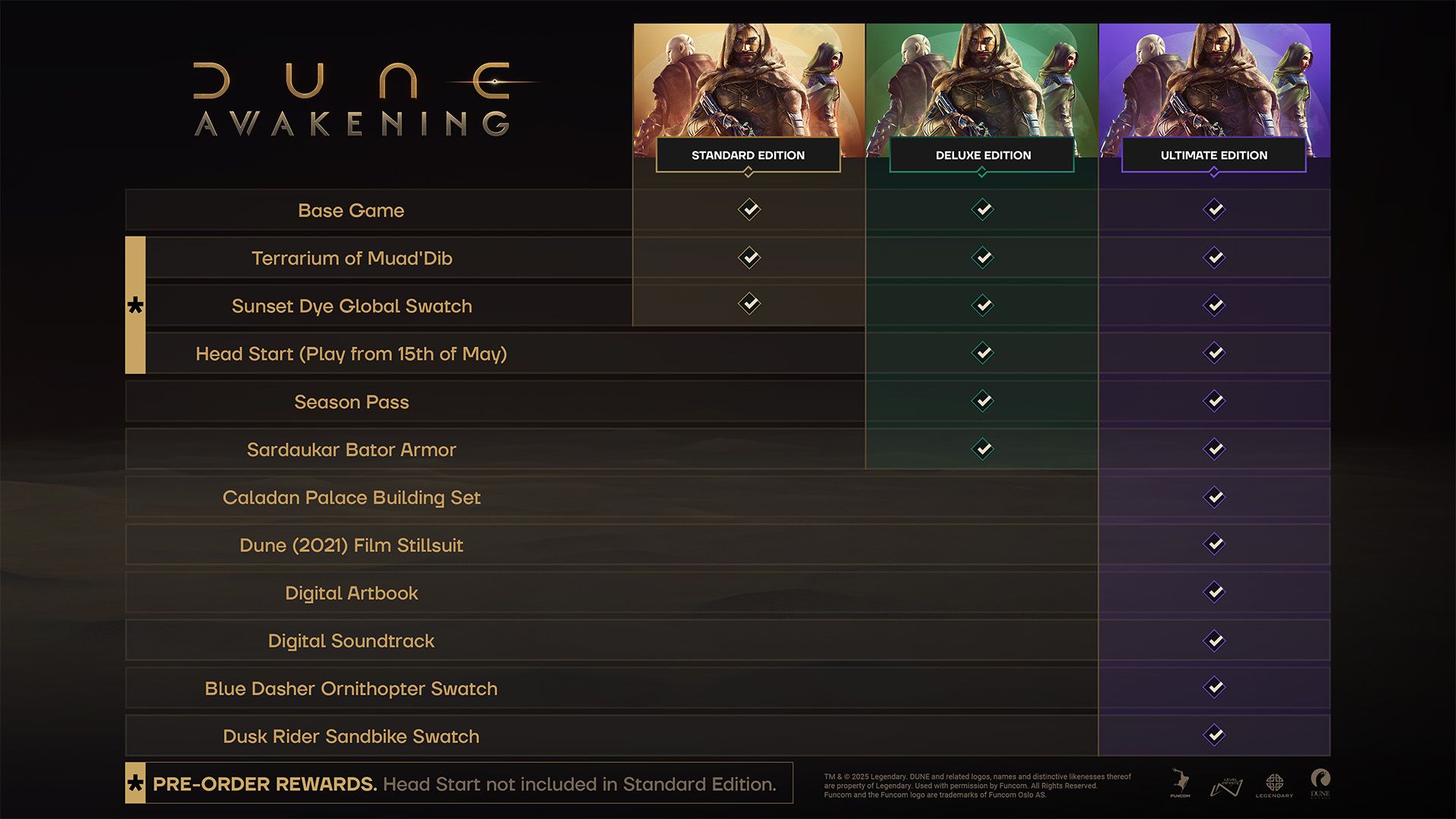 Dune Awakening Pre Order