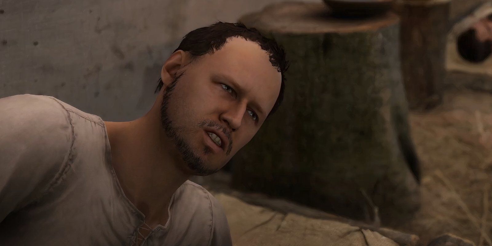 Black đang nằm trên giường bệnh và kêu ca trong Kingdom Come Deliverance 2