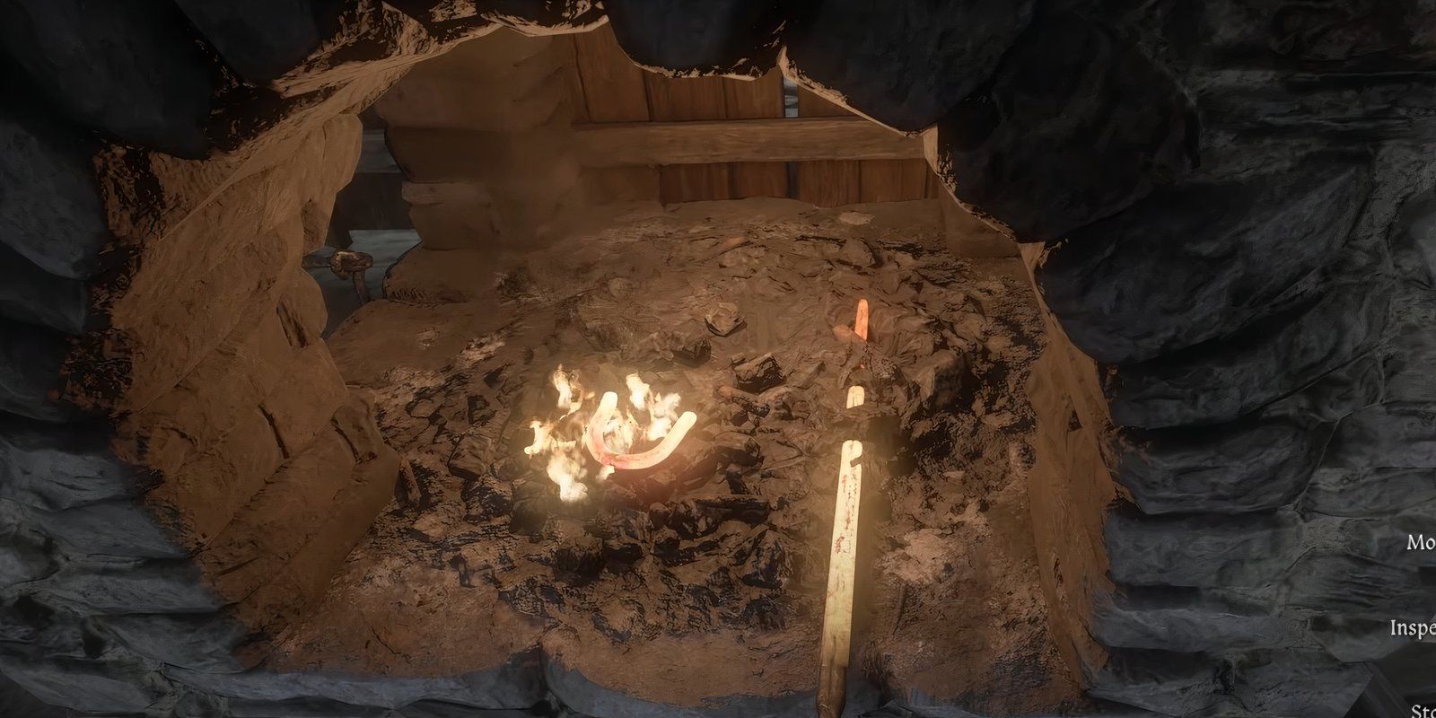 Henry đang rèn móng ngựa tại lò rèn trong Kingdom Come Deliverance 2