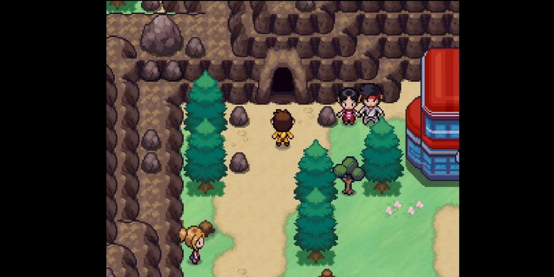 Rock Tunnel entrance on Route 10 in Pokemon Infinite Fusion