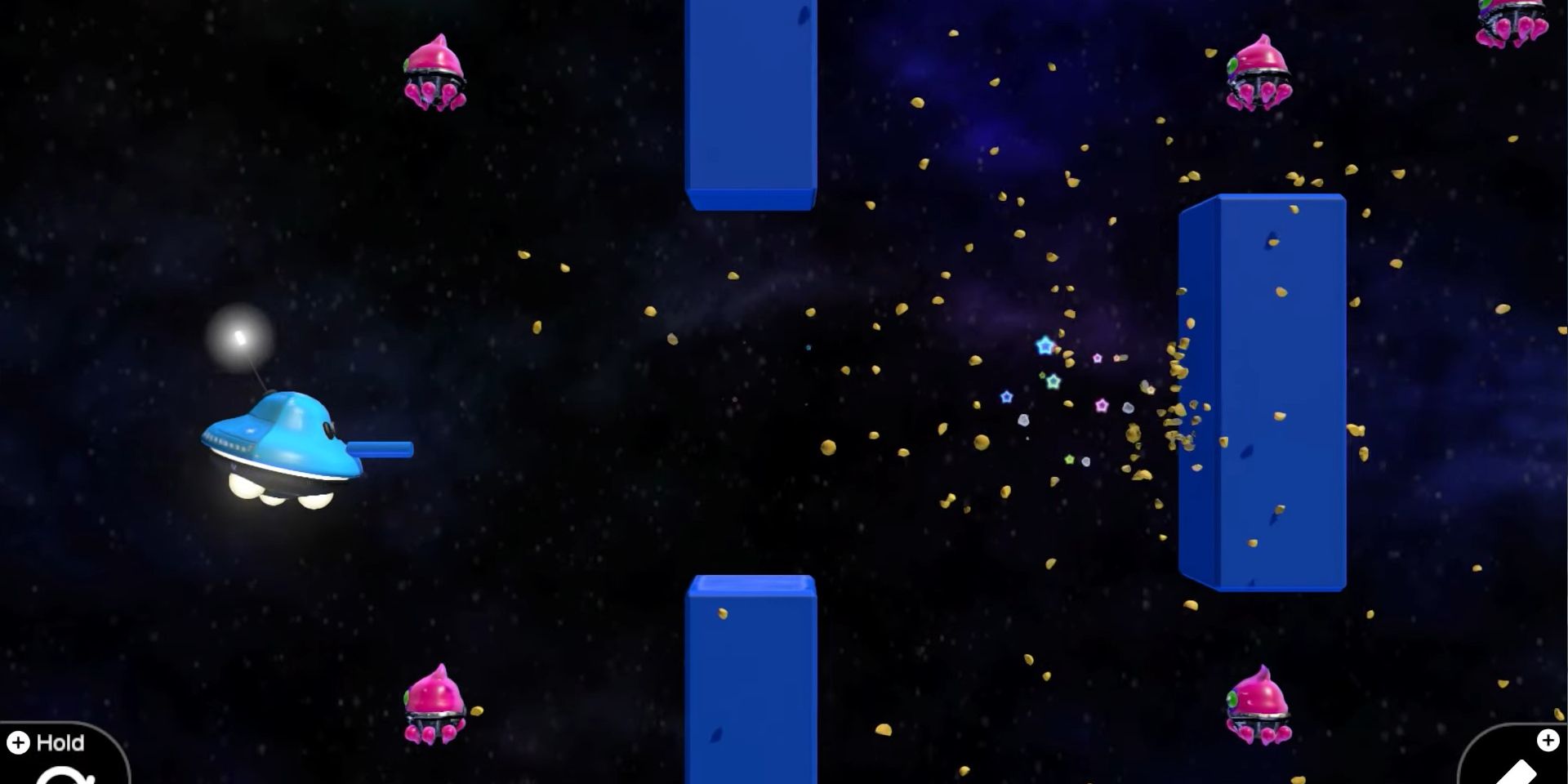 Image of Game Builder Garage's UFO Demo.