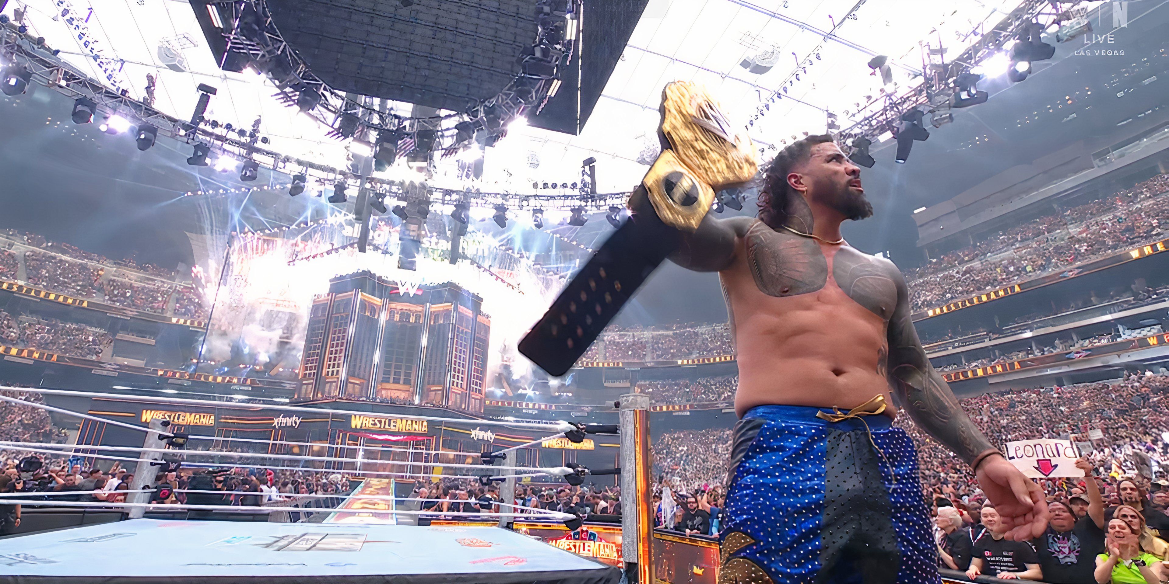 Jey uso wins whc