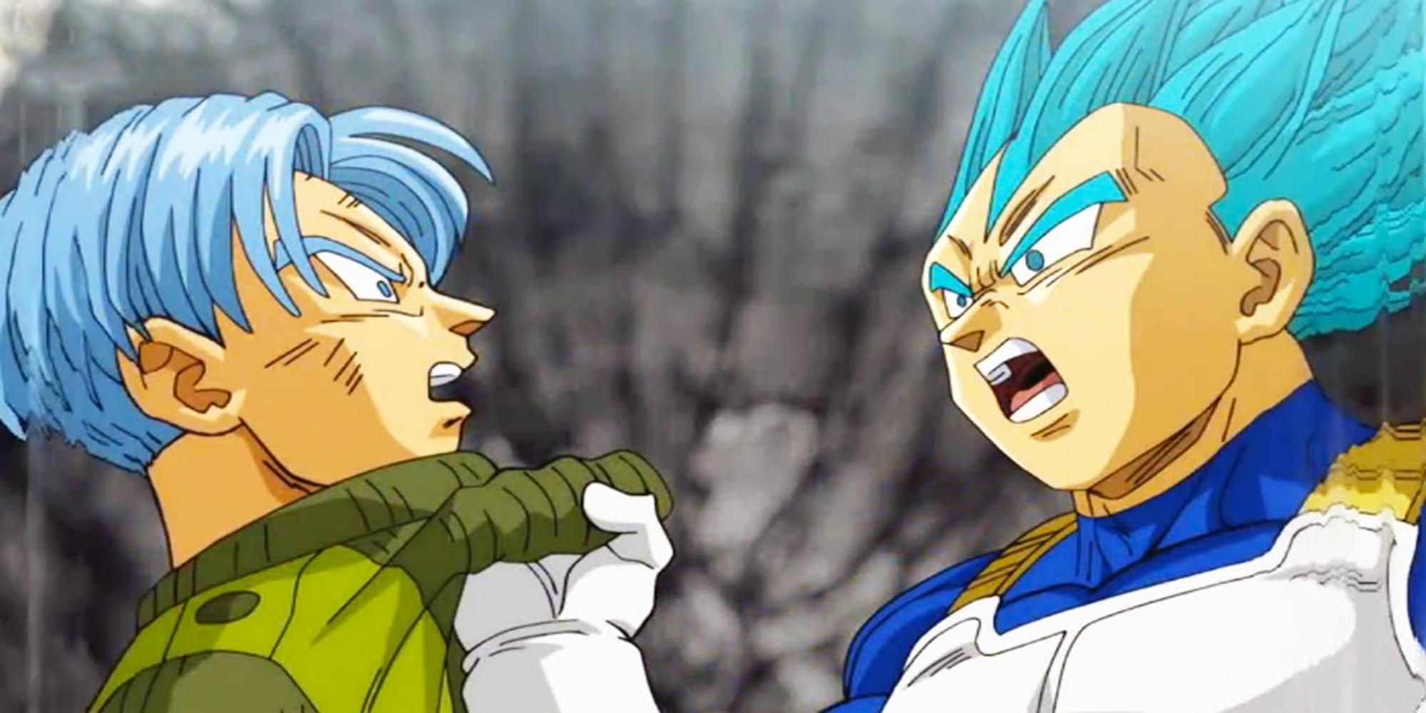 Vegeta Holding fututre Trunks