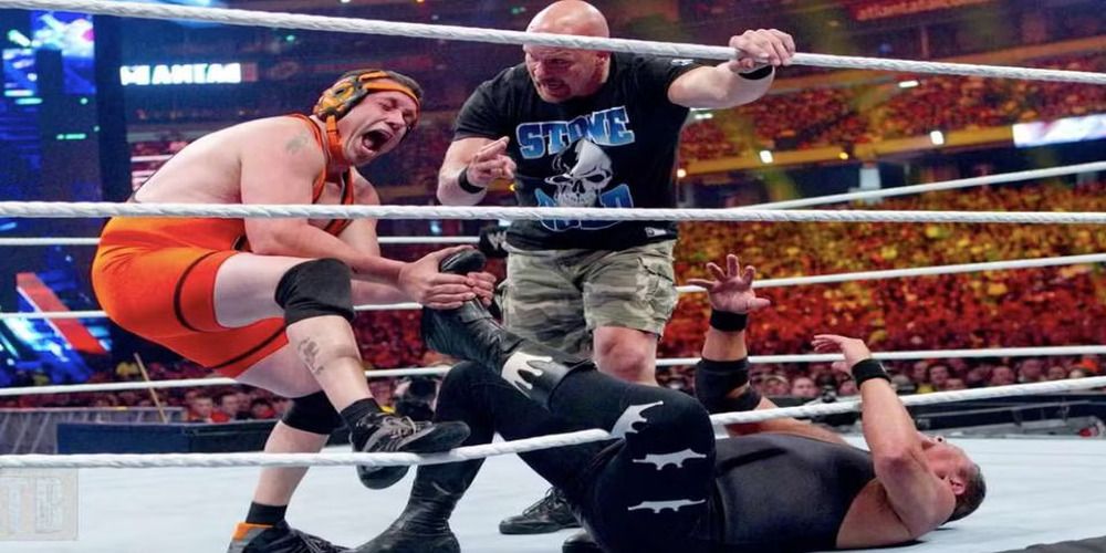 Michael Cole, Stone Cold Steve Austin, Jerry Lawler