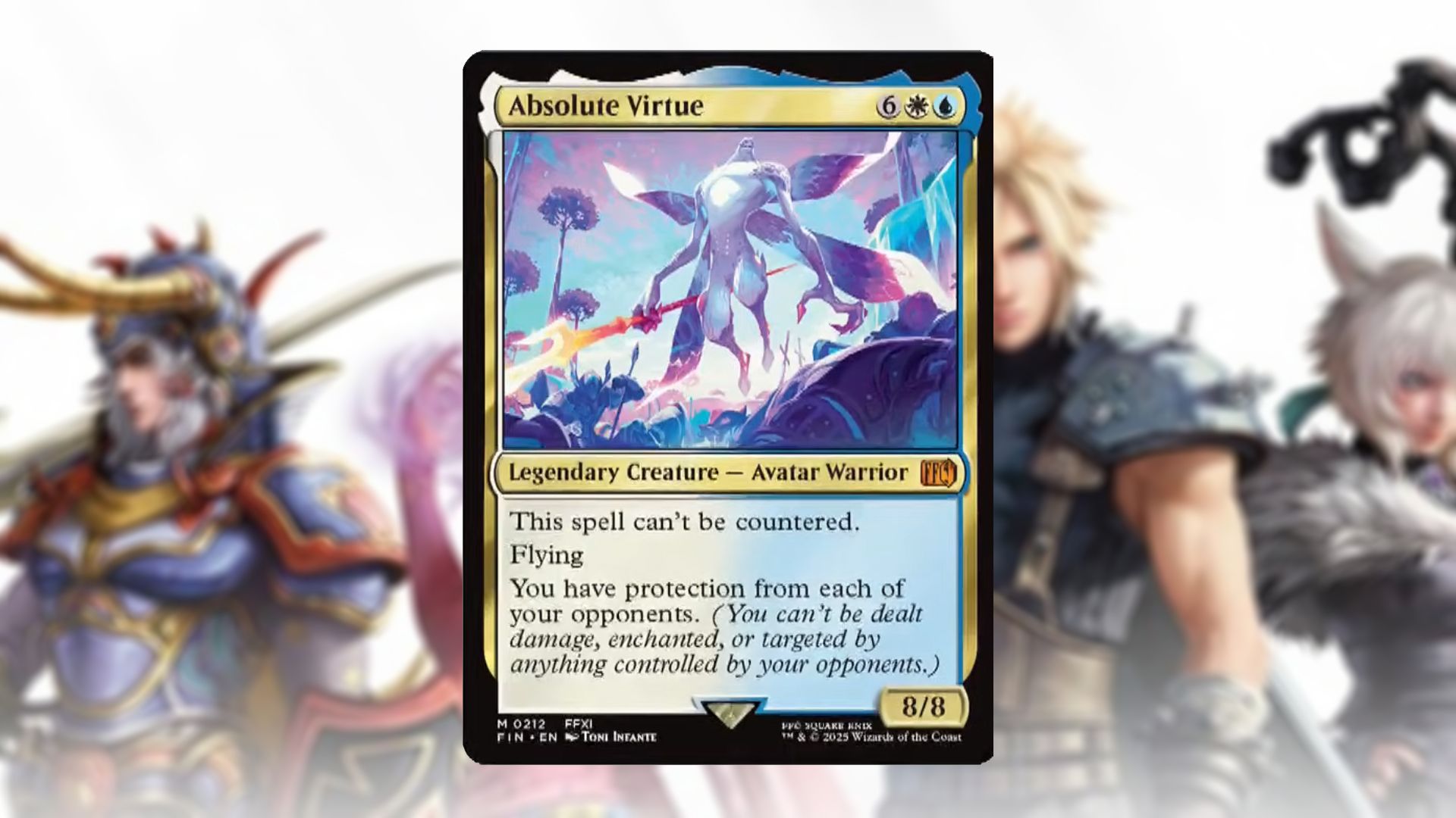 Absolute Virtue Final Fantasy 11 MTG card