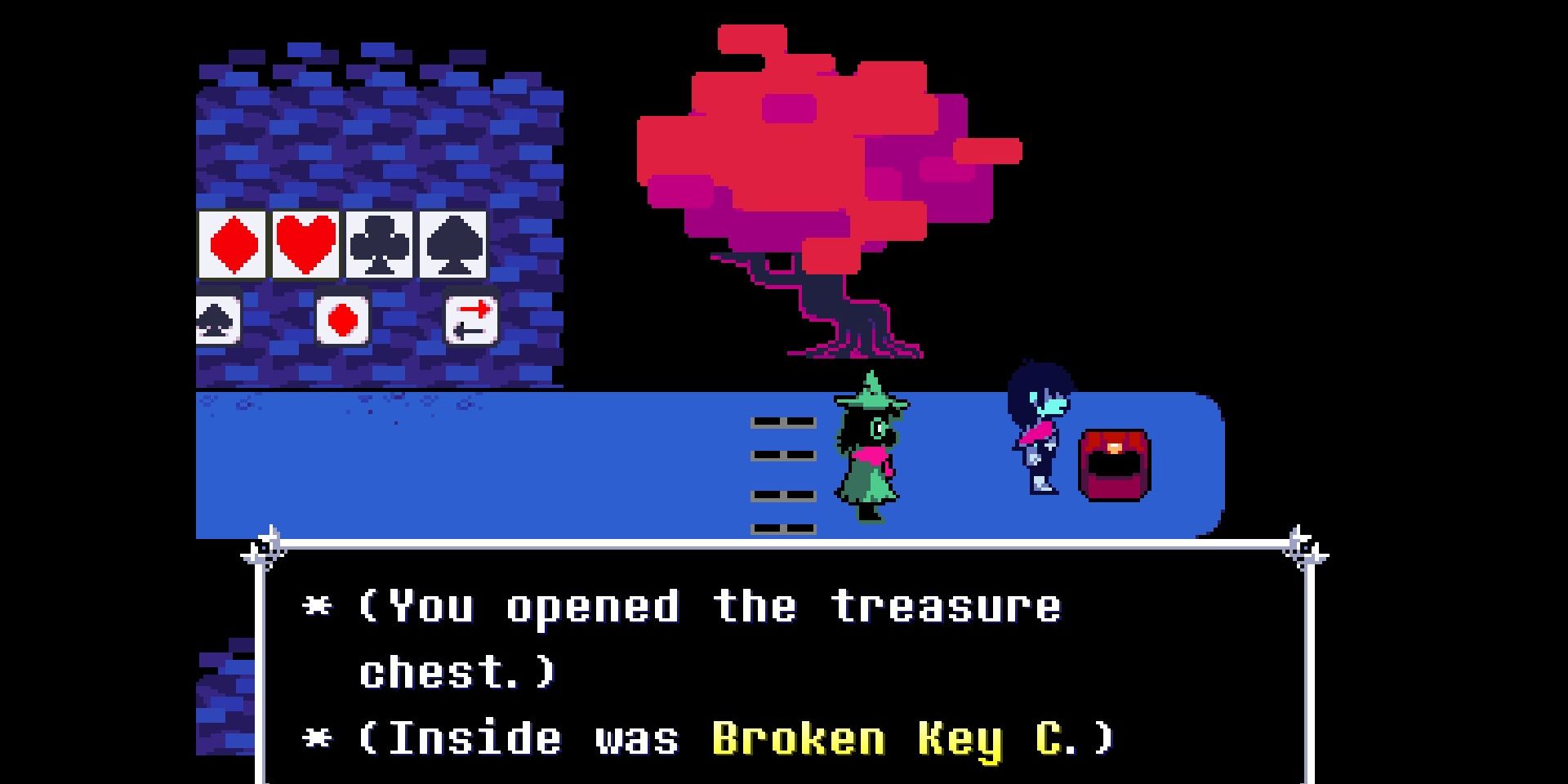 Screenshot of Broken Key C in Deltarune.