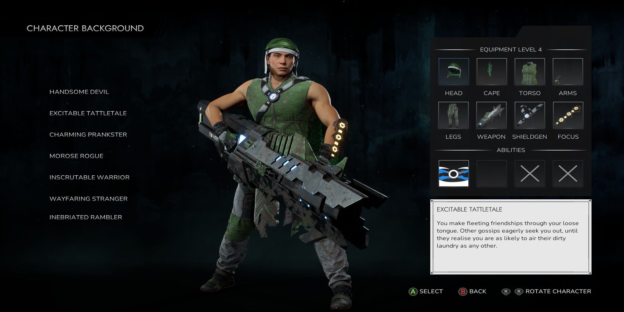 Showcase of the Character Creator