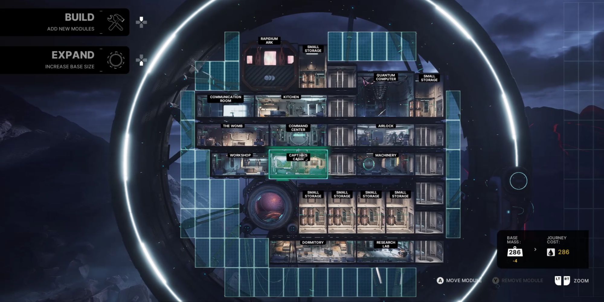 Base Layout in The Alters