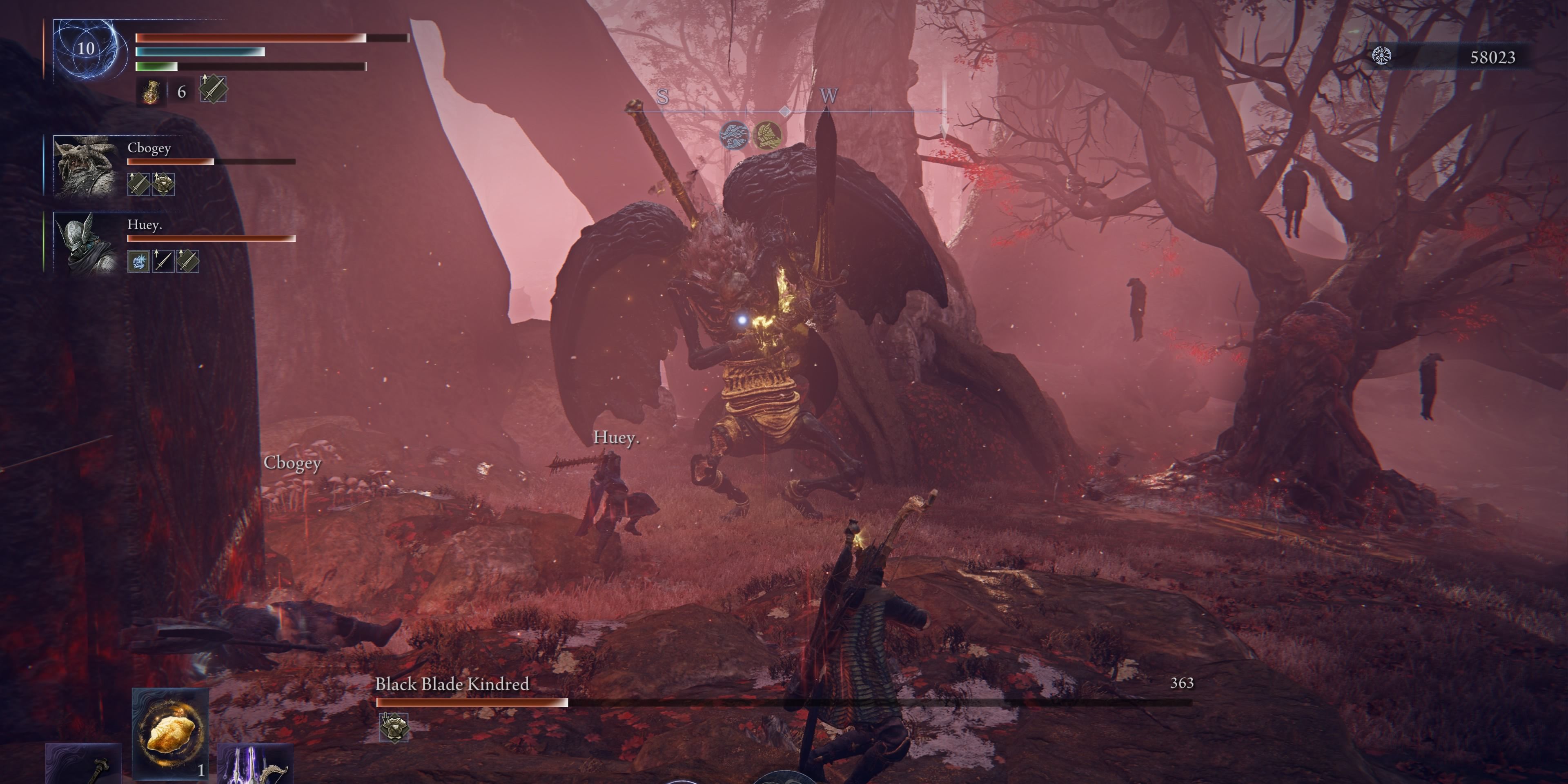 field bosses in rotted woods