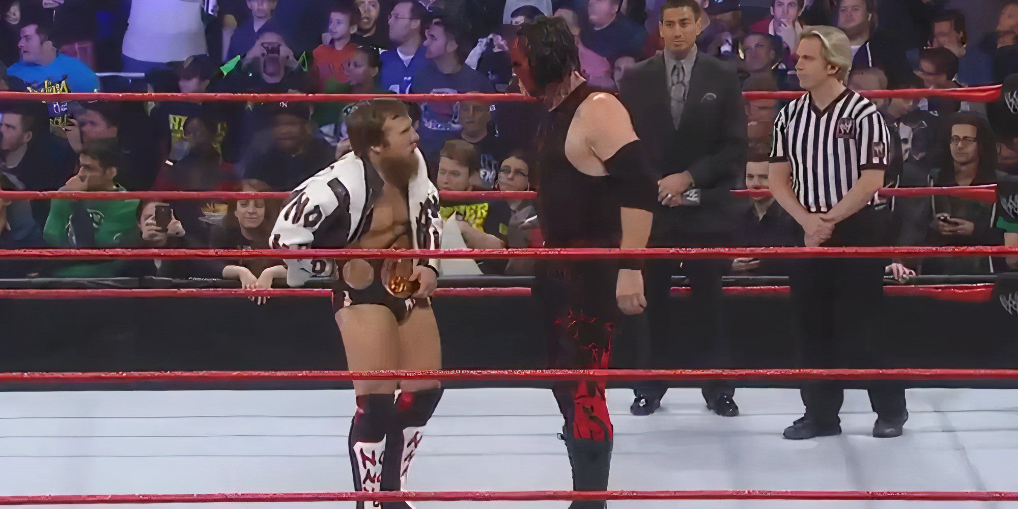Team Hell No prepares for their match-up against The Shield at WWE's 2012 TLC pay-per-view event.