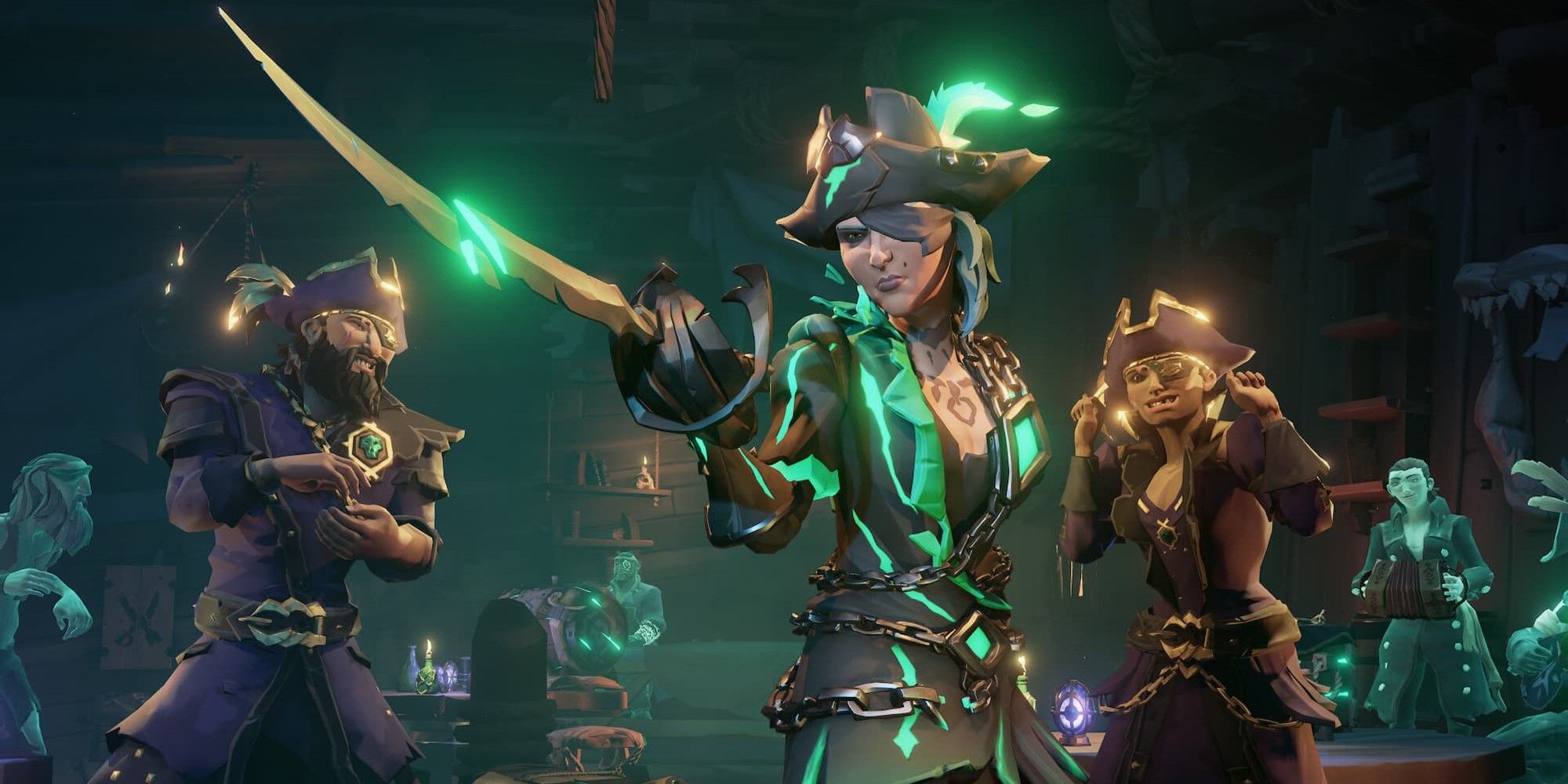 Pointing a Sword in Sea of Thieves-1