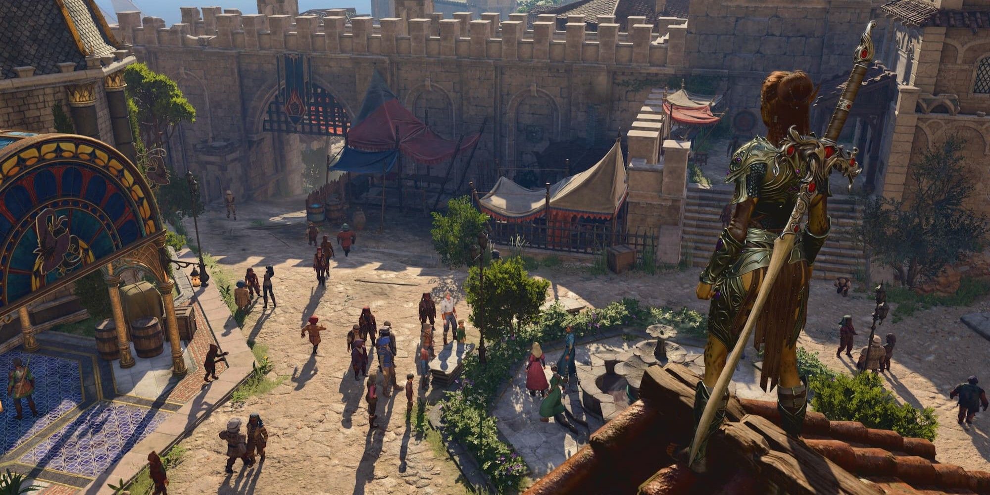 Standing Over a City in Baldur's Gate 3