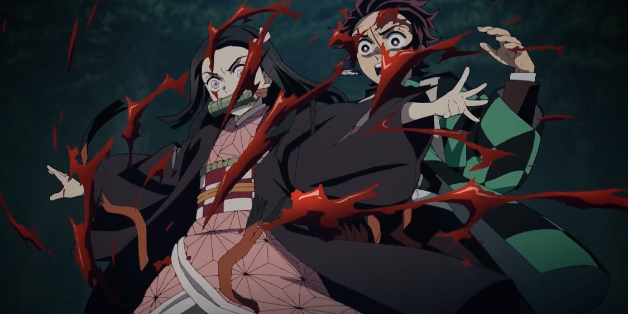 Tanjiro and Nezuko from Demon Slayer