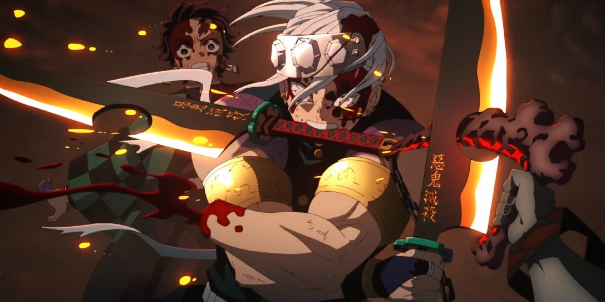 Tengen Uzui and Tanjiro from Demon Slayer