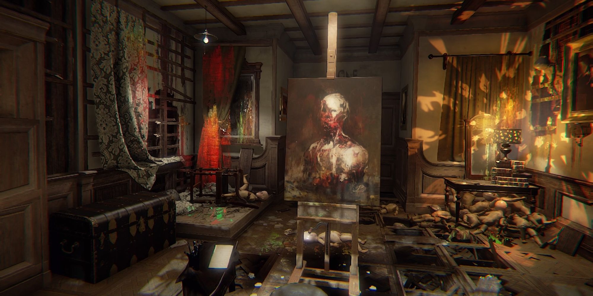 The Cursed Painting in Layers of Fear
