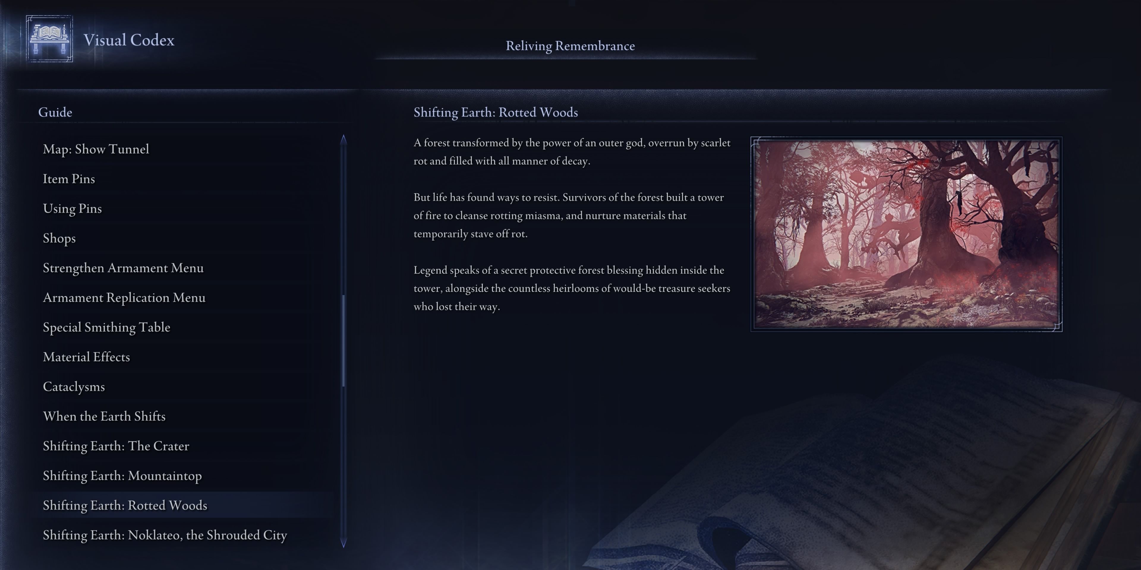 the rotted woods shifting event