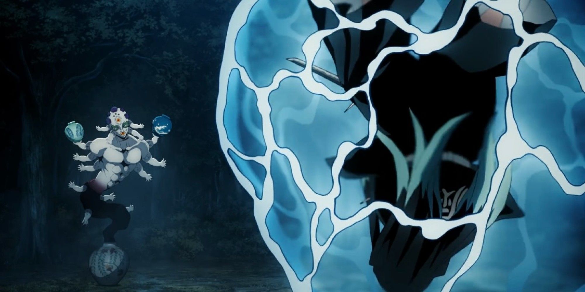 Tokito vs Gyokko from Demon Slayer